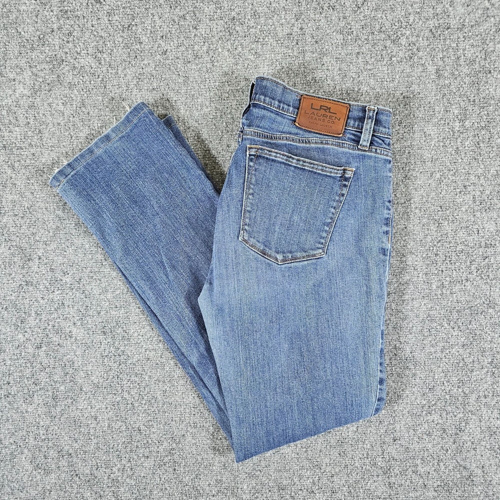 Lauren Ralph Lauren Denim Jeans Medium‎ Wash Women's Tagged Size 8 Act 29x28